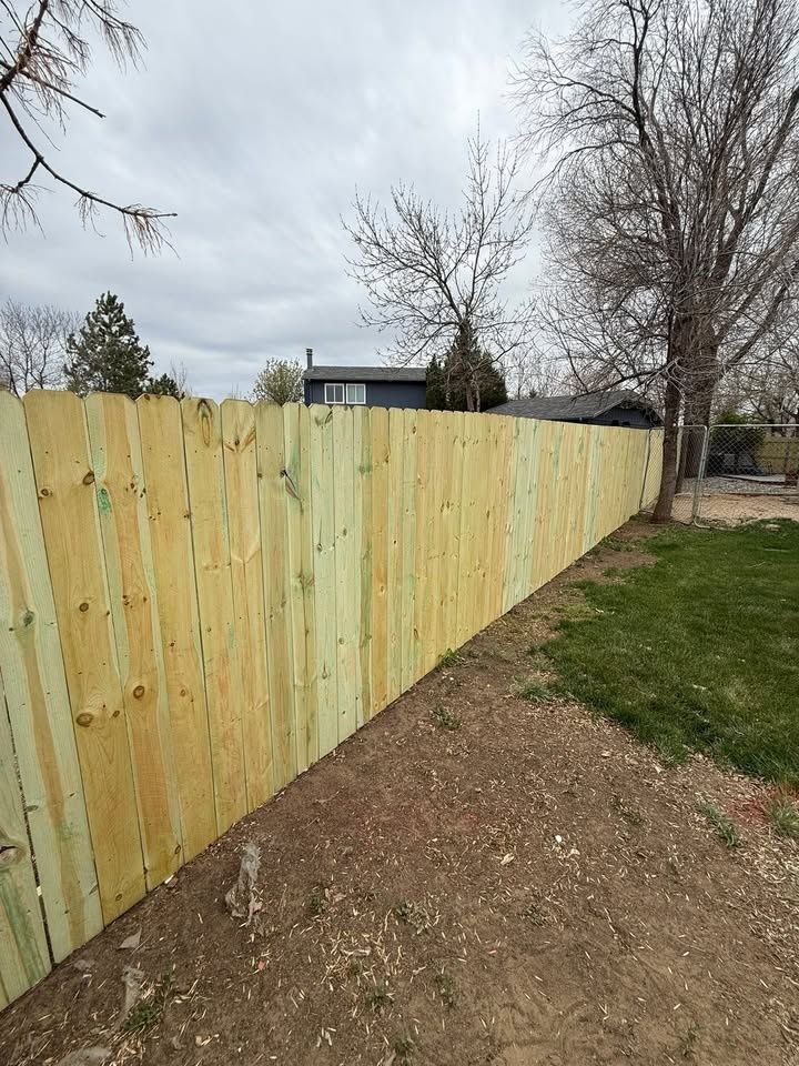 Residential Fence for DS Industries in Gillette, WY