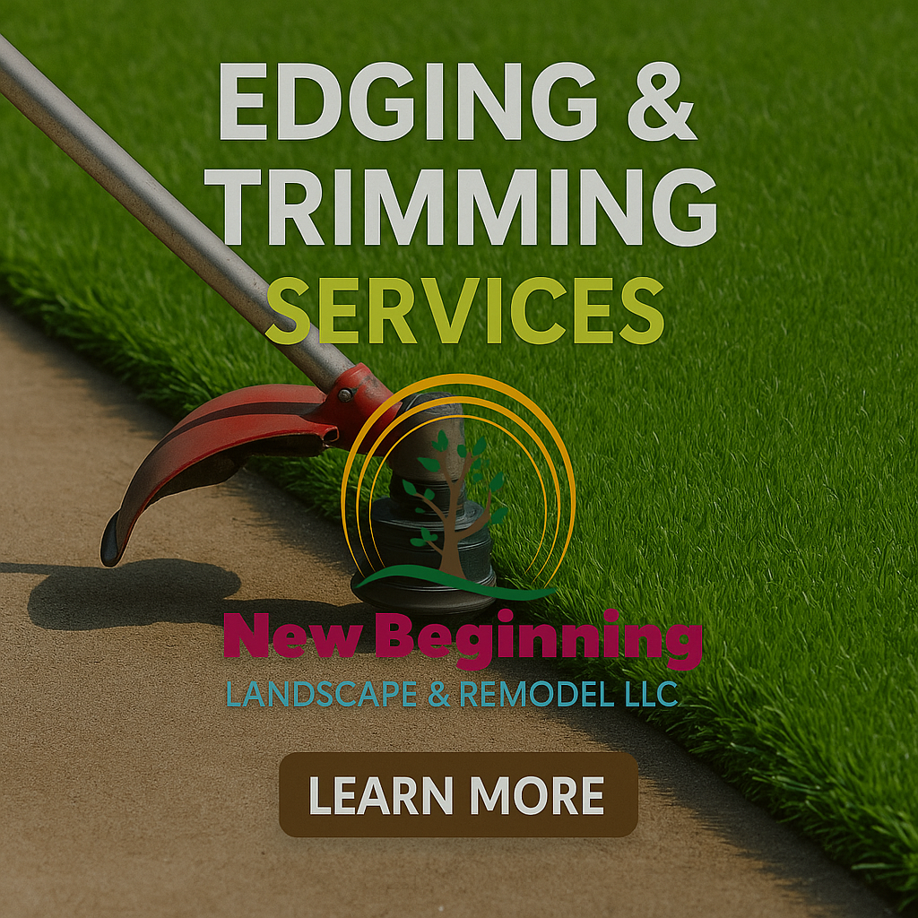 Edging & Trimming Services for New Beginning Landscape & Remodel LLC in Atlanta, GA