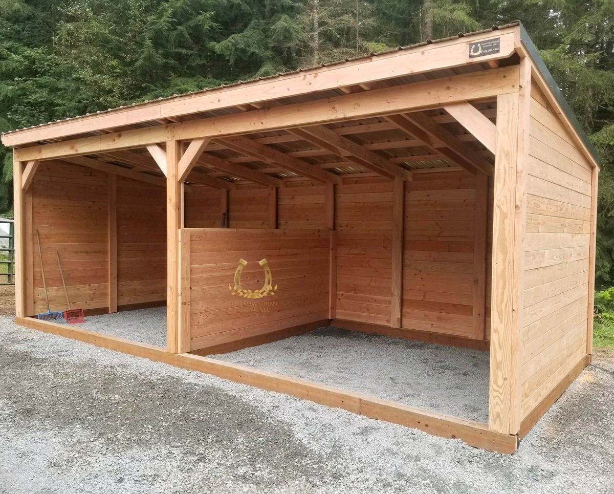 Shelters for Oats Equestrian Fencing LLC in Arlington, WA