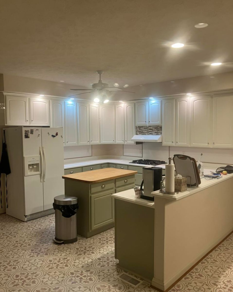 Kitchen and Cabinet Refinishing for A+ Painting in Richmond, VA