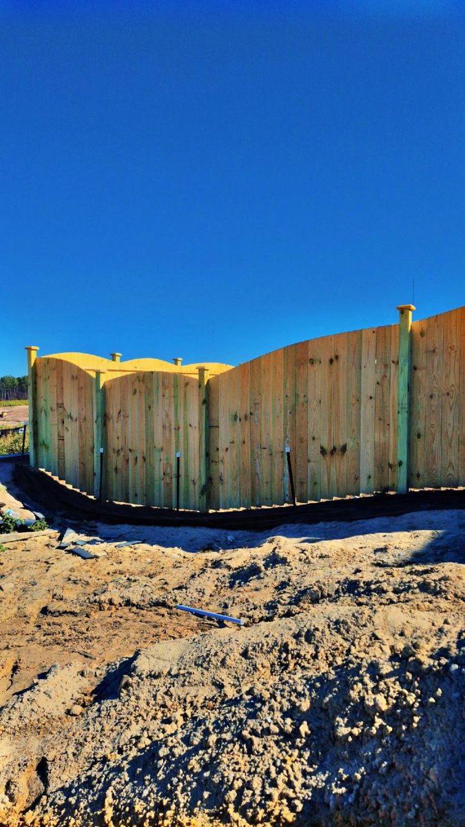 Fence Installation for JB Nealy Fence in Elgin, SC