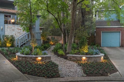 Landscape Lighting for Atlas Land Design in Creekside Park, TX
