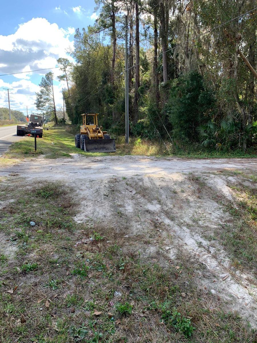 Land Grading for Wilson’s Excavation & Land Clearing in Greenville, FL