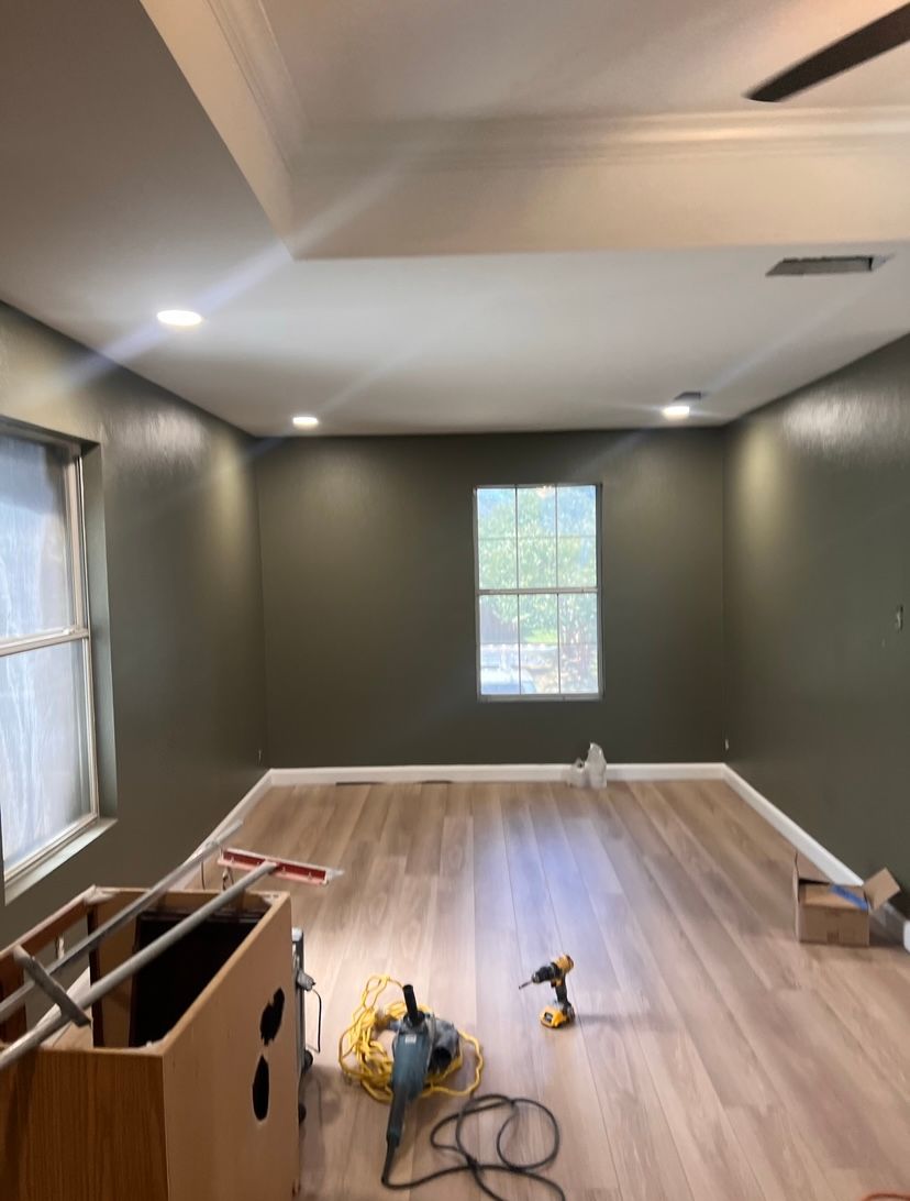 Interior Painting for L.P. Contractors in San Antonio, Texas