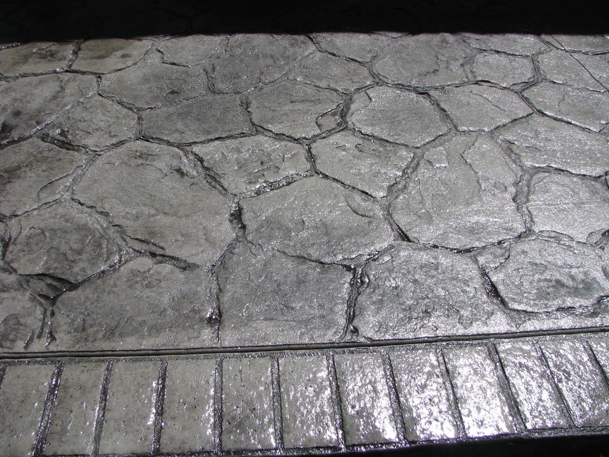 Stamped Concrete Installation for Concrete Pros, LLC in Lorain, OH