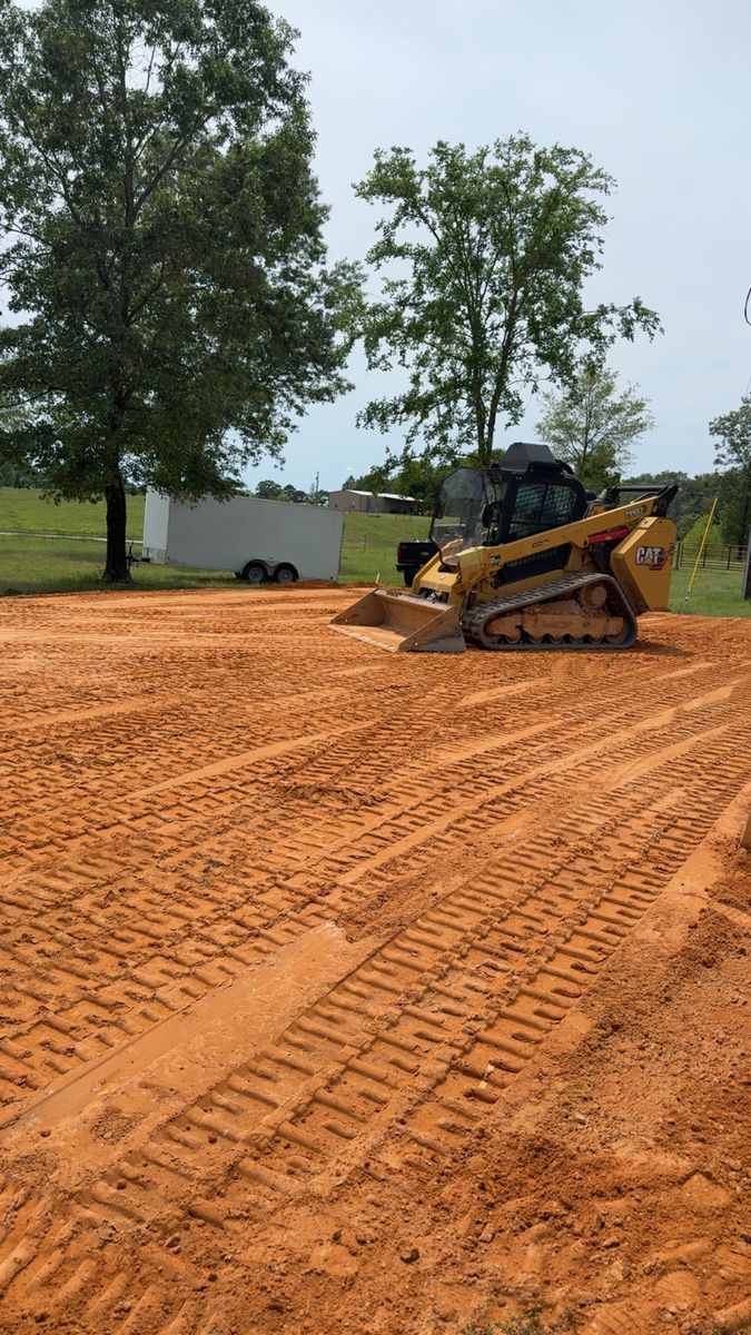 Site Preparation for Double J Excavation in Nashville, AR
