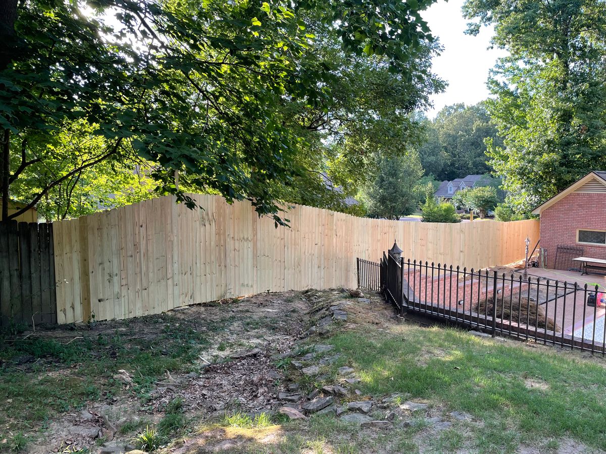 Fencing for Gibby's Home and Land Services in Memphis, TN