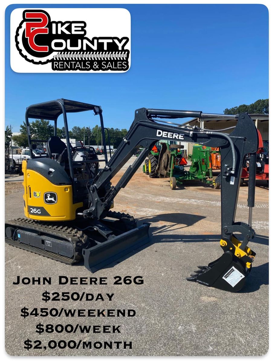  Equipment Rentals for Pike County Rentals & Sales in Concord, GA