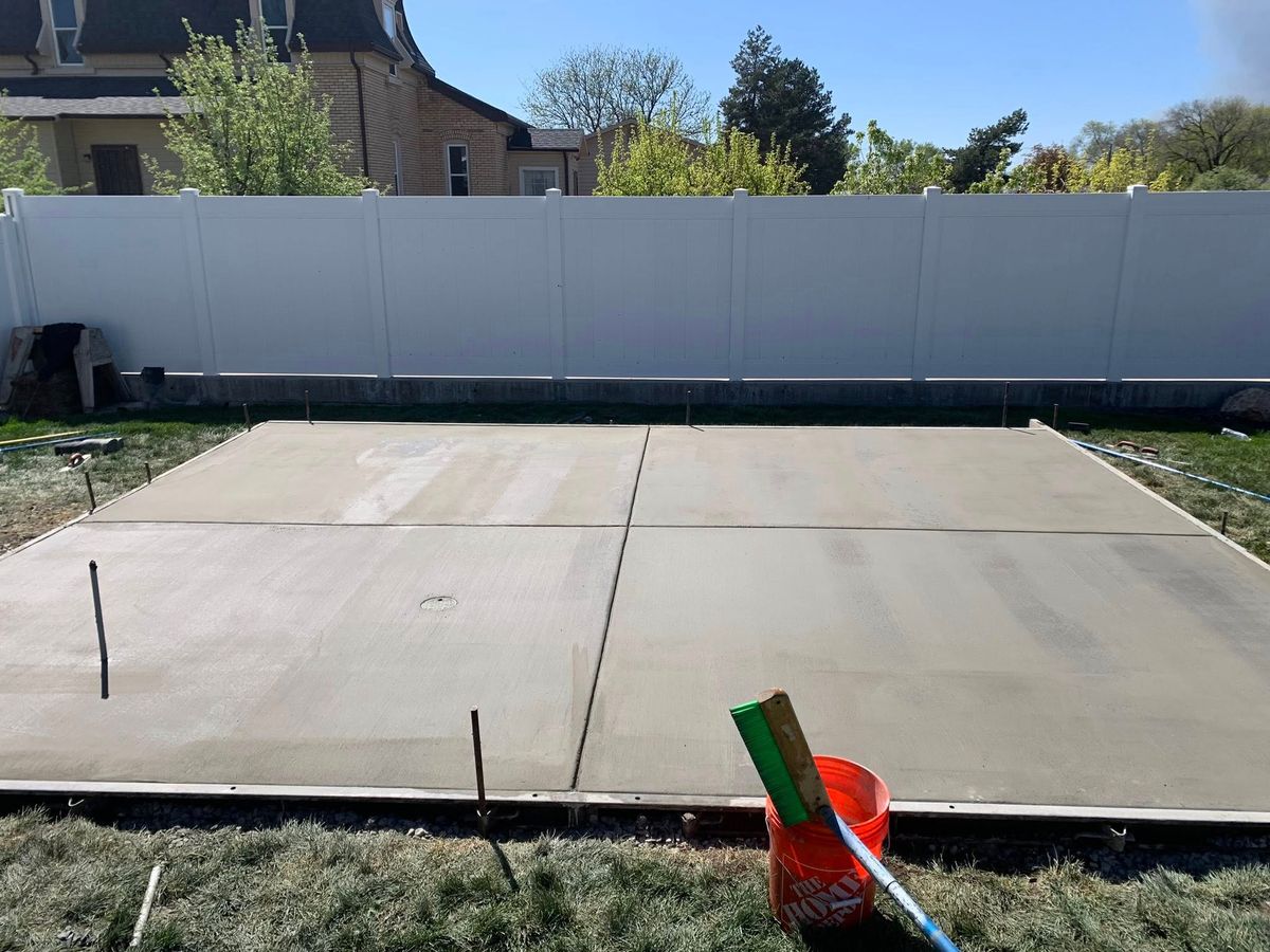 Patio Design & Installation for Diamond Peak Concrete in Garland, UT