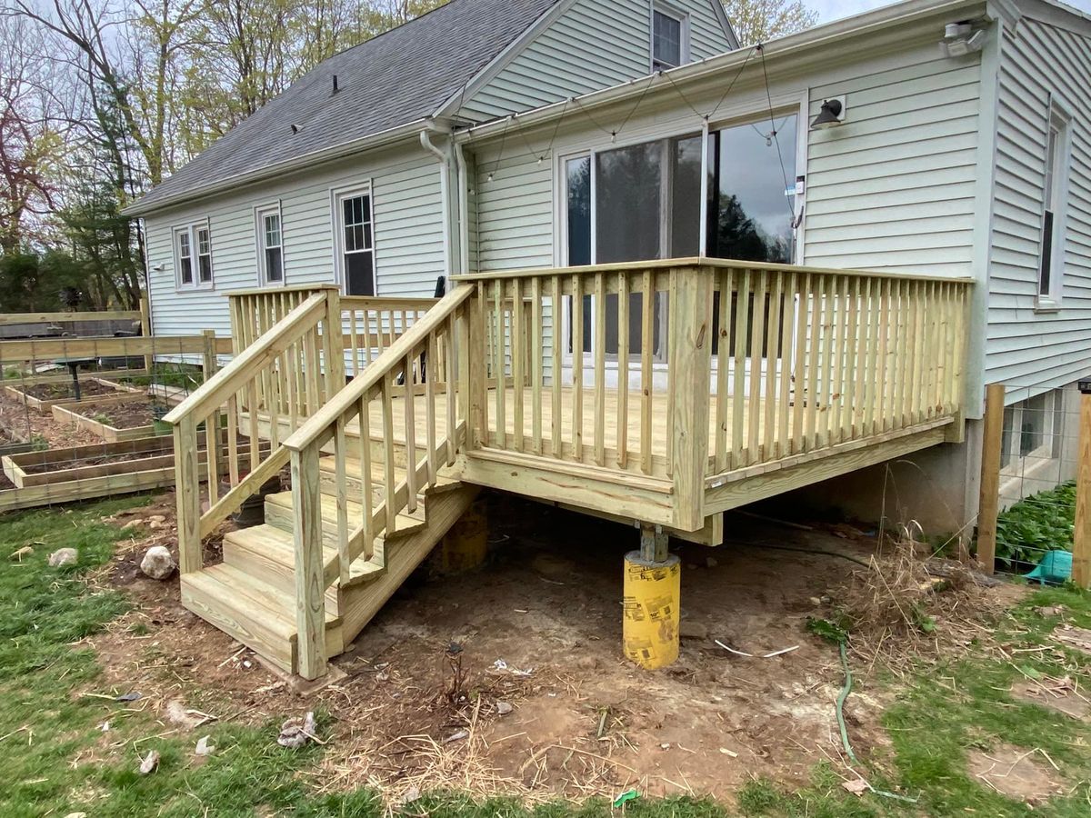 Deck and Patio Construction for BB Construction in Bristol, CT