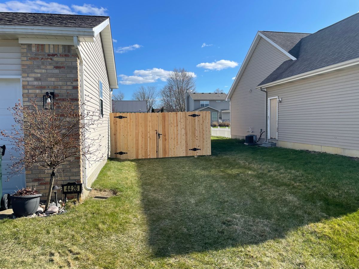 Fence Installation for TMF Services in Lapeer County, MI
