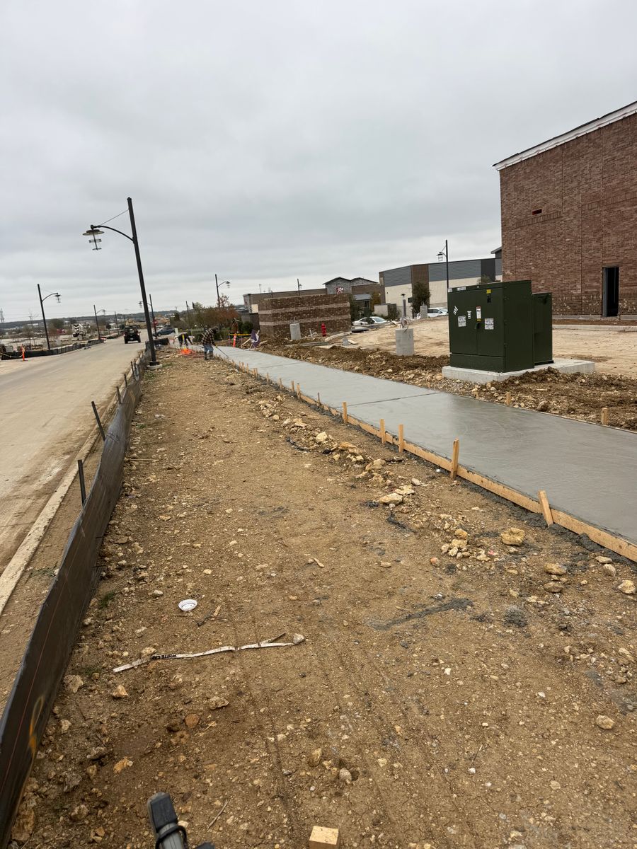 Grading for Socon Construction LLC in Dallas, TX