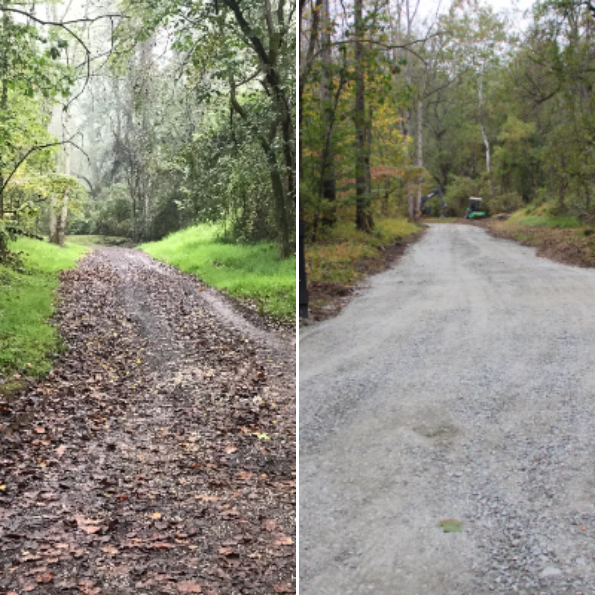 Driveway Regrading for 9999 Building and Renovation LLC in Warrenton, VA