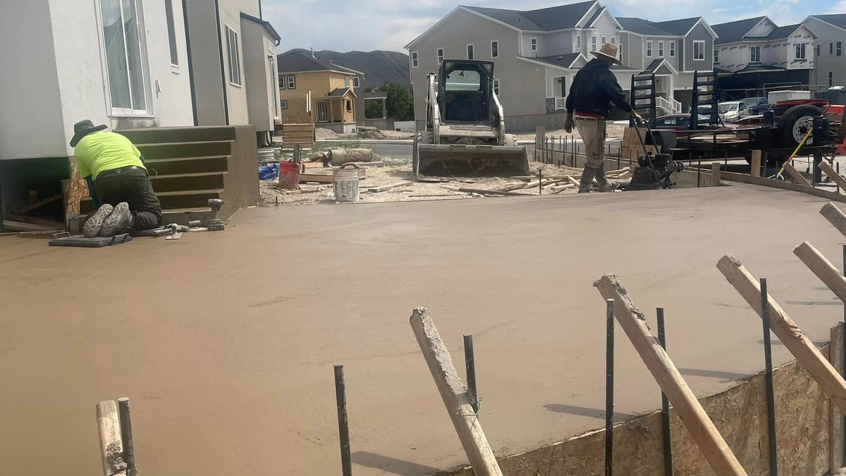 Grading & Excavating for Allcrete Concrete & Landscaping in Millcreek, UT