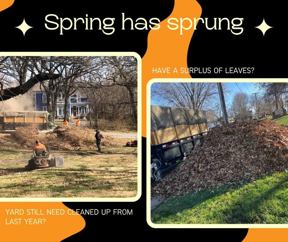 Spring and Fall Clean-Ups for Thomas' Lawn Care in Maryville, MO