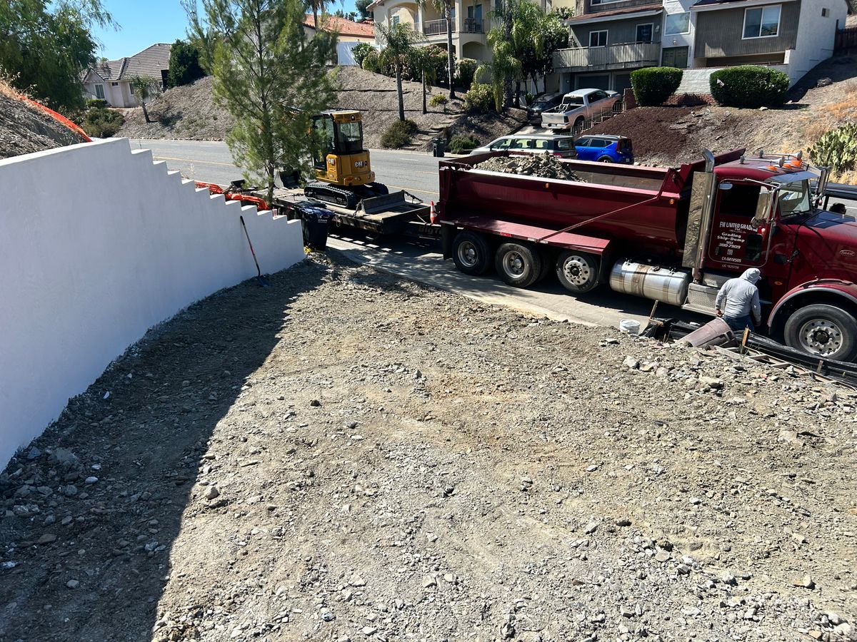 Grading for P&C Earth Works in Riverside County, CA
