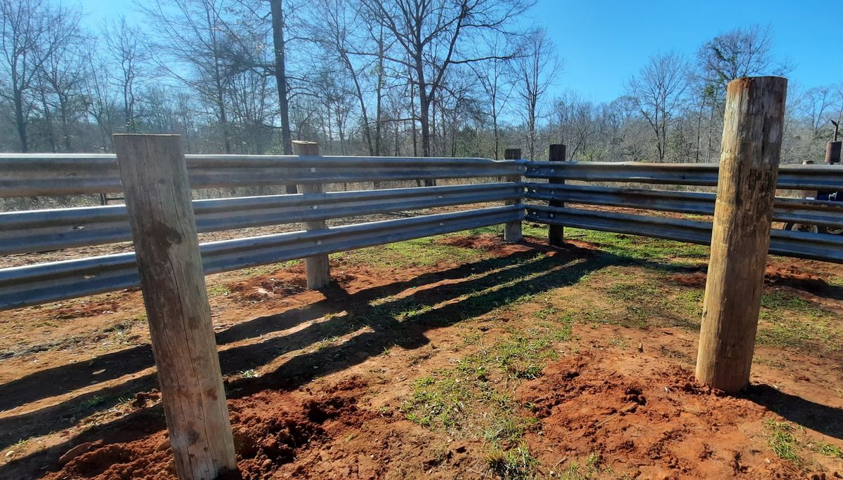 Fence for HE Diversified Land Services in Americus, GA
