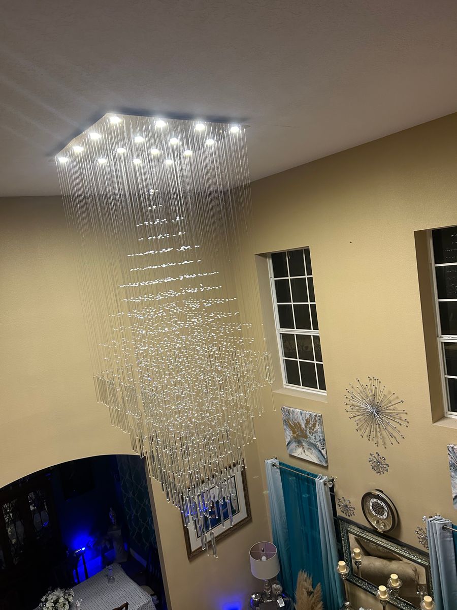 Chandelier Installation for Florida Tech Installers in Orlando, FL