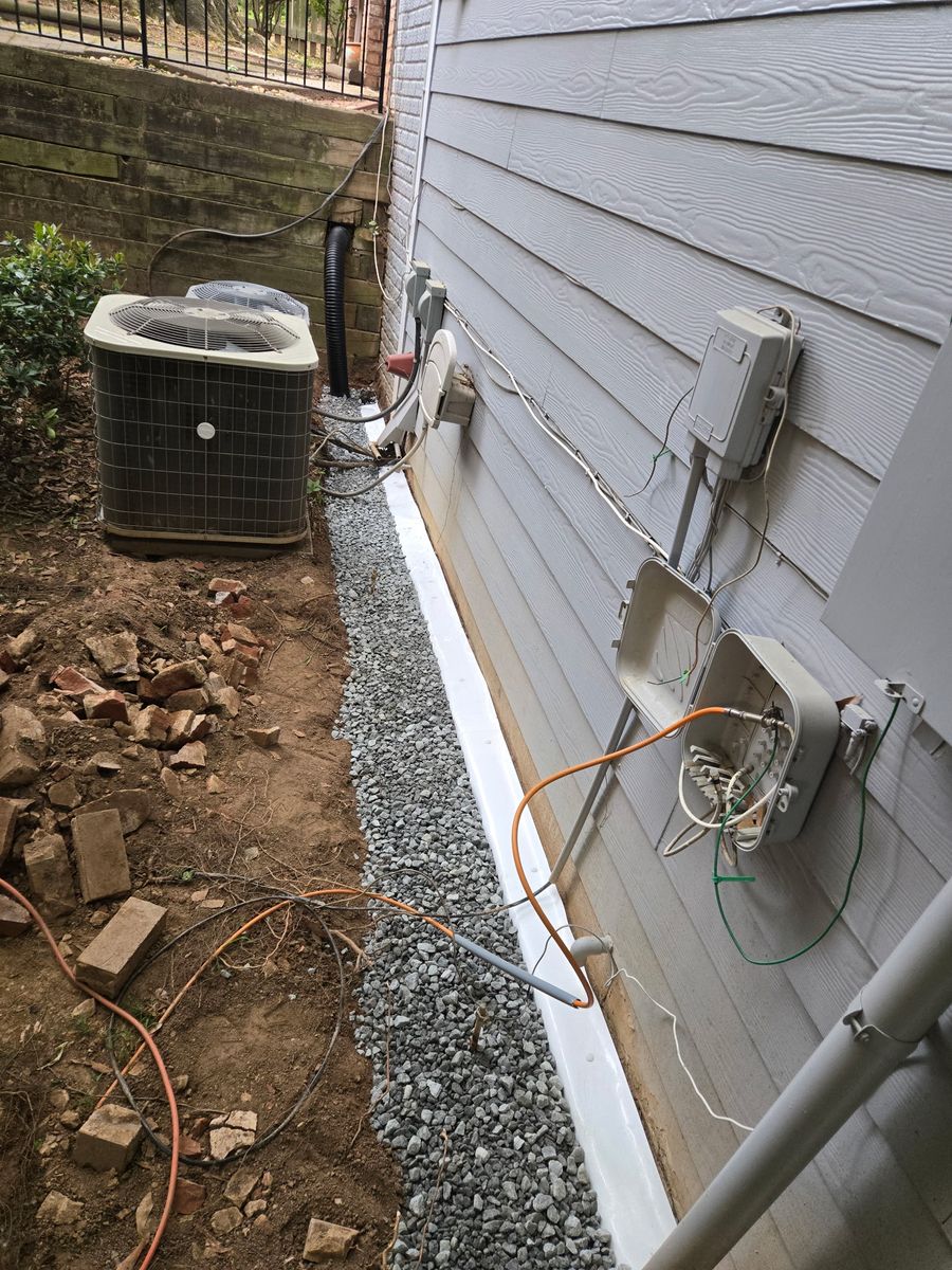 Outside Drainage for Wade Drainage Solutions in Atlanta, GA
