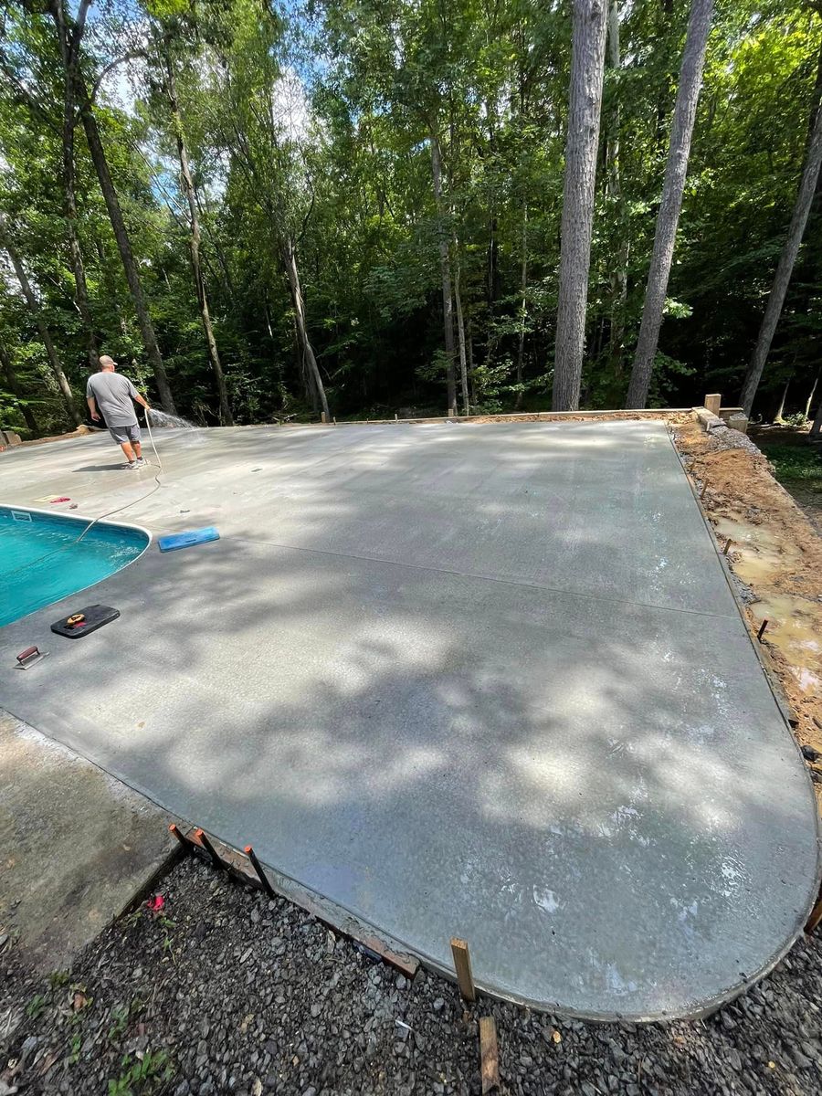 Pool Decks for Stillwell Earthworks in Trussville, AL