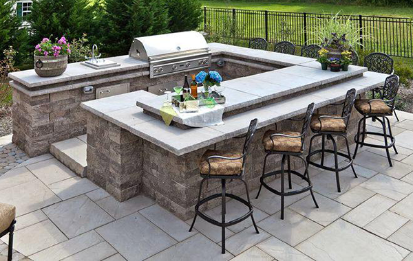 Outdoor kitchens for Echo Contractors Inc in New York, NY