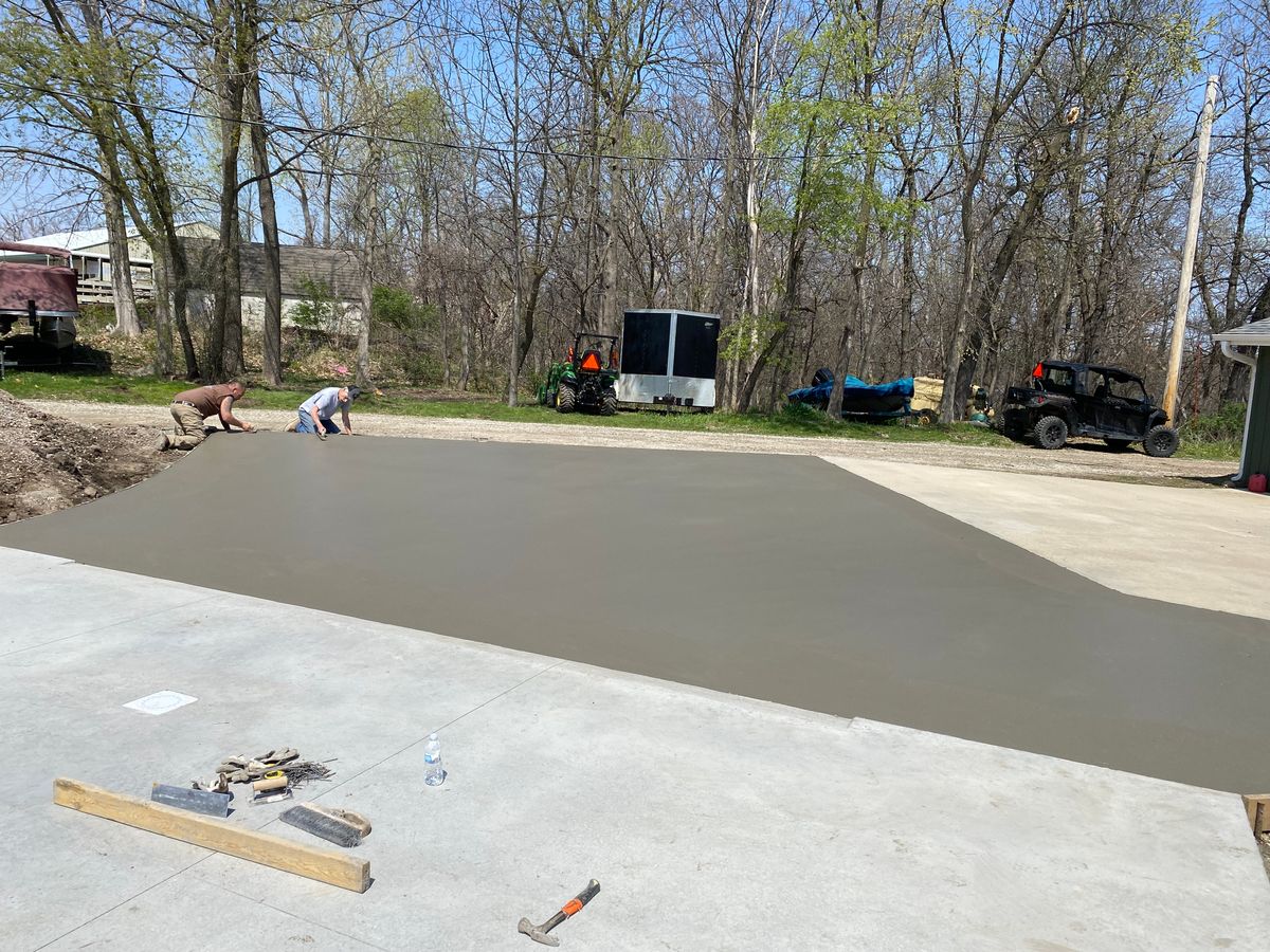 Concrete for Sly Construction LLC in Newton, IA