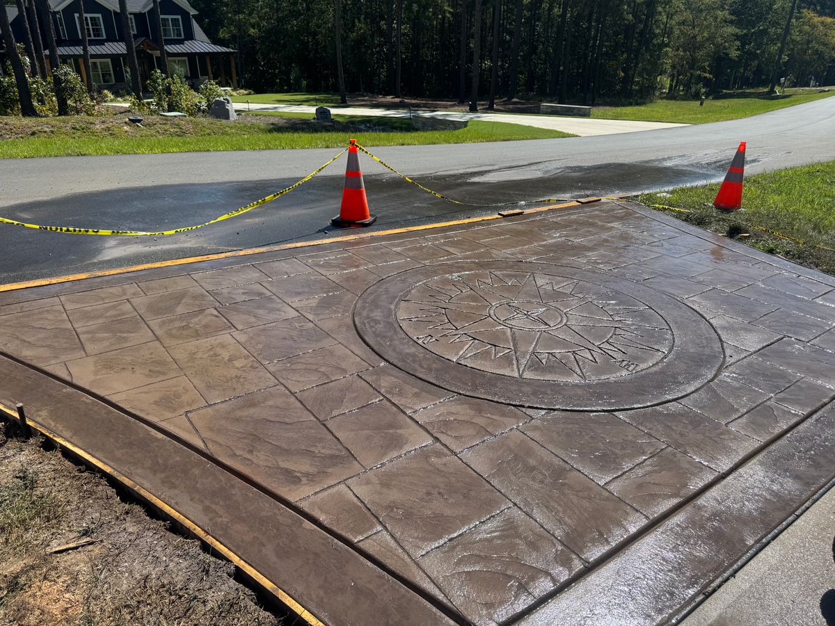 Patio Design & Installation for Jose's Concrete in Sanford, NC