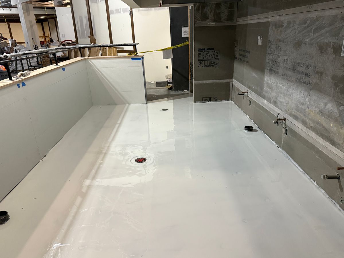 Basement Floor Epoxy Install for Mesa Epoxy Floors in Mesa, AZ