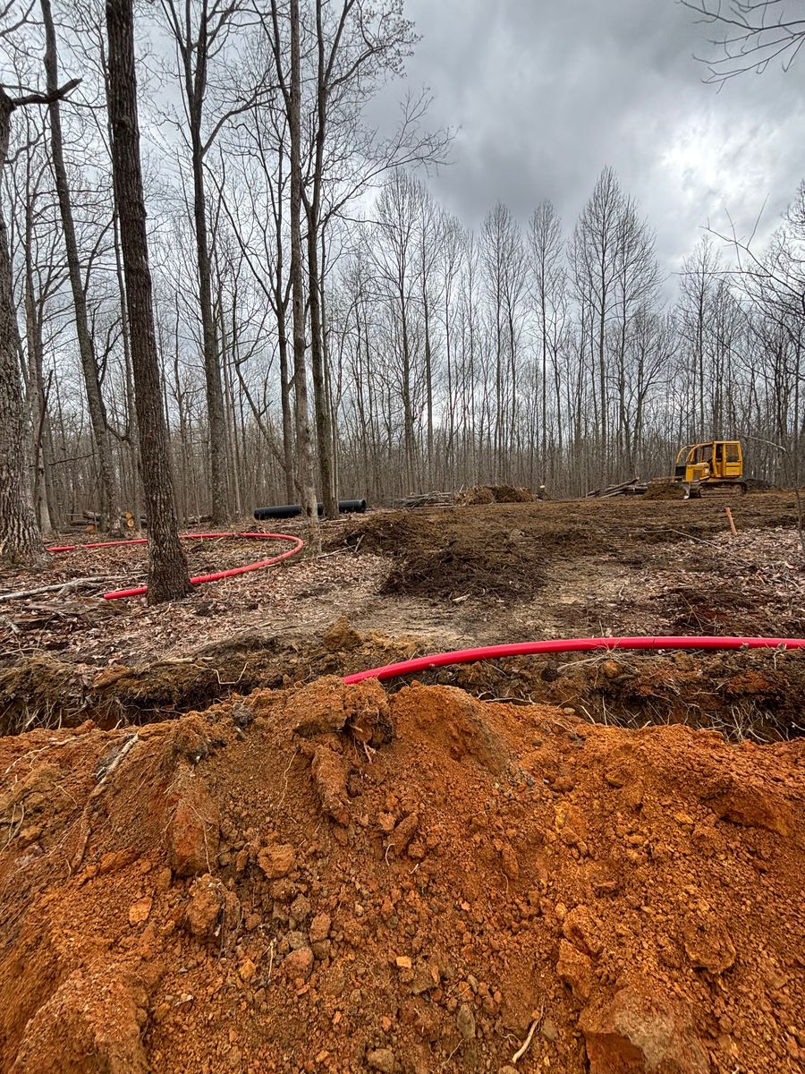 Excavation for TD Dirtworks in Tracy City, TN