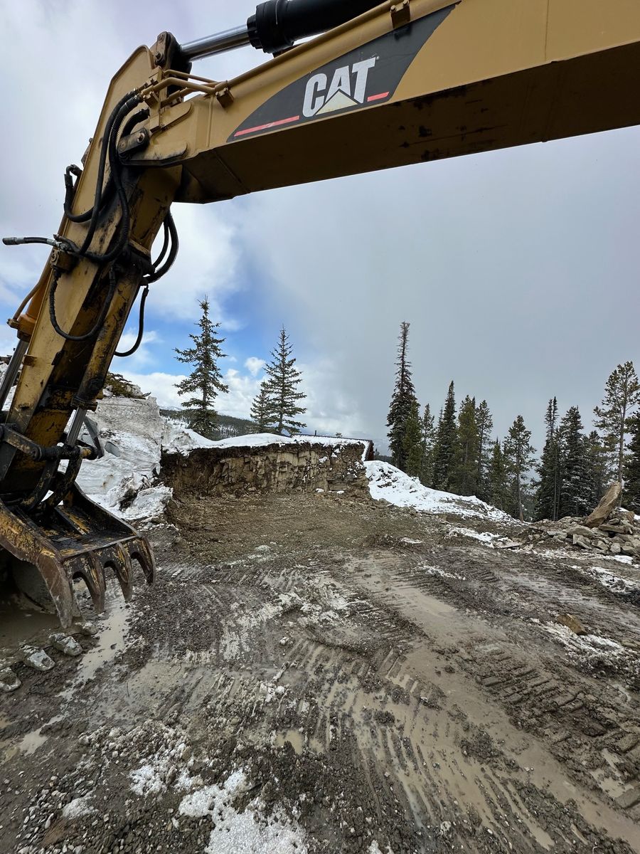 Grading /Dirt Work for R&H Homes in Bozeman, MT