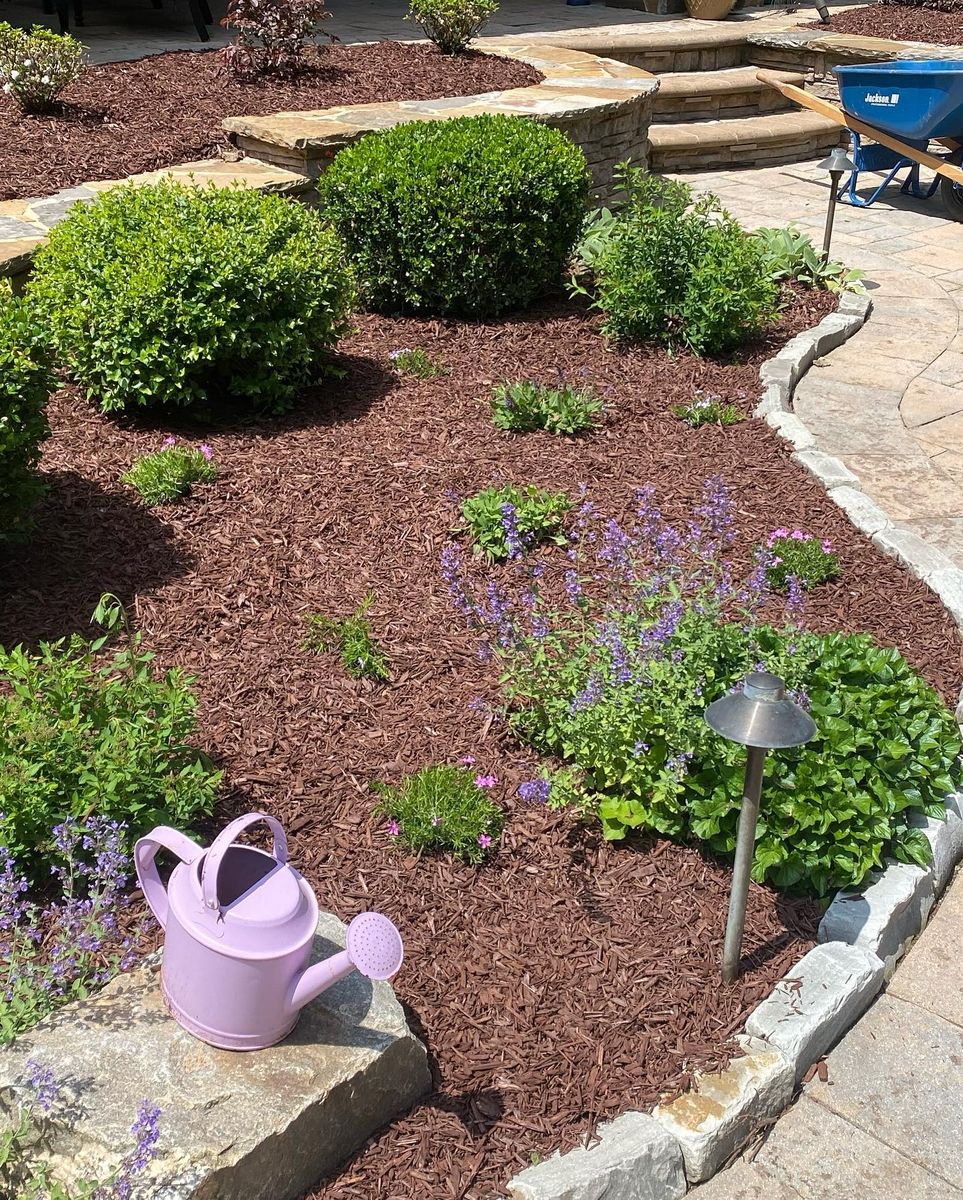 Mulch Installation for Healthy Roots Landscaping in Apex, NC