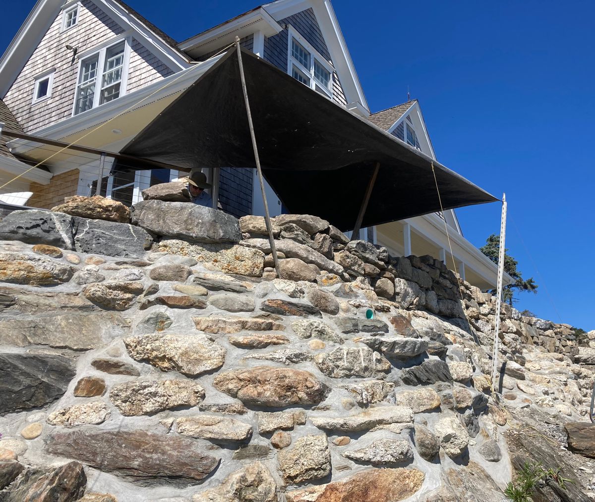 Stone Masonry for Natural Roots in Georgetown, ME