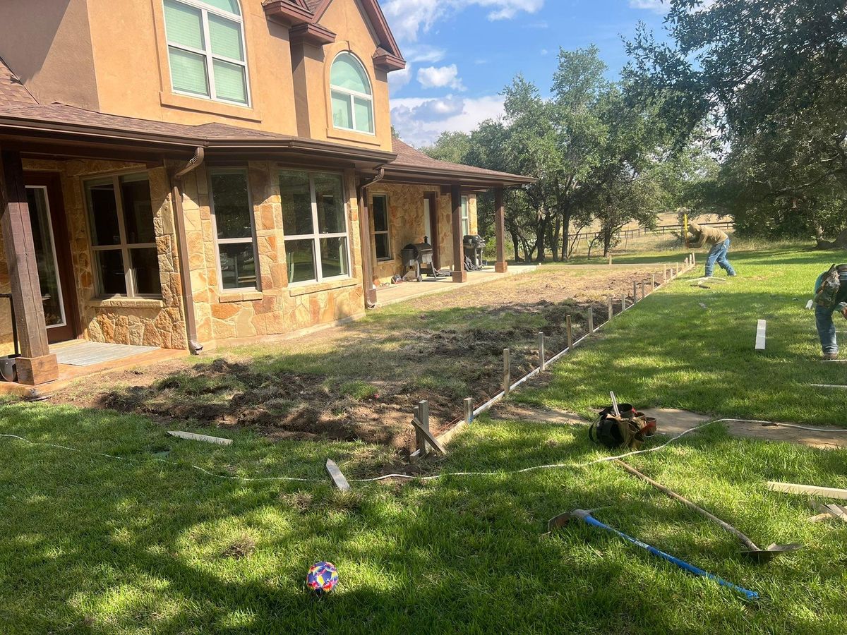 Sidewalk Installation for BMX Concrete in Bastrop, TX