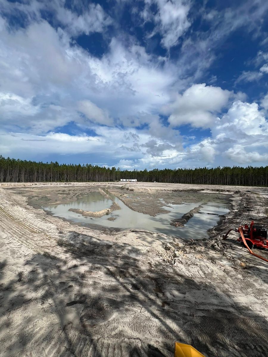 Ponds for Bay Hill Development in Nahunta, GA