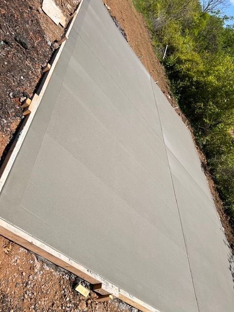 Concrete Slab Construction for A&J Concrete Service in Knoxville, TN