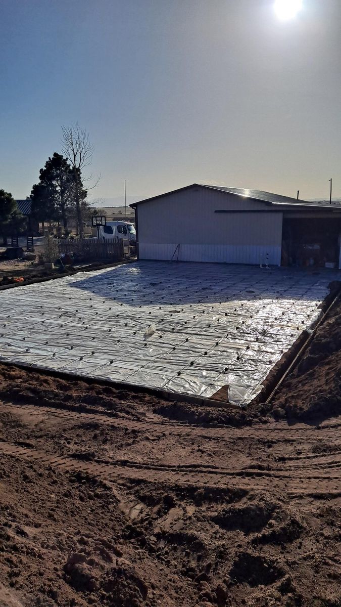 Concrete Slab Construction for Preciado Concrete LLC in Colorado Springs, CO