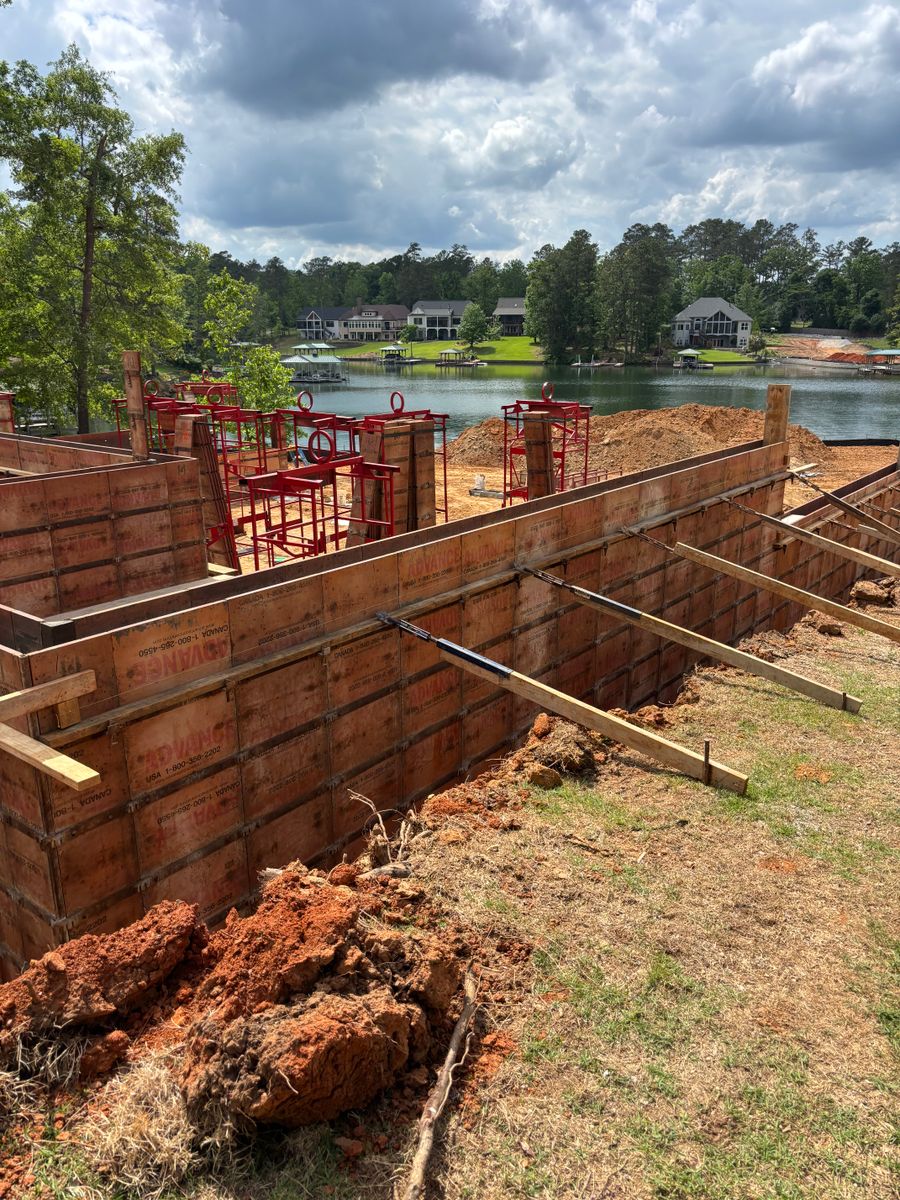 Excavation for Baer & Sons Concrete in Greenwood County, SC