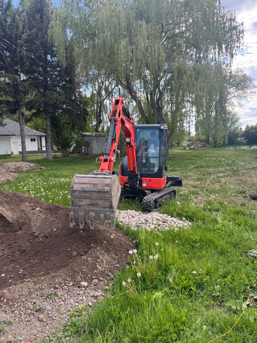 Foundation Digging for Steed Trucking and Excavation in Rexburg, ID