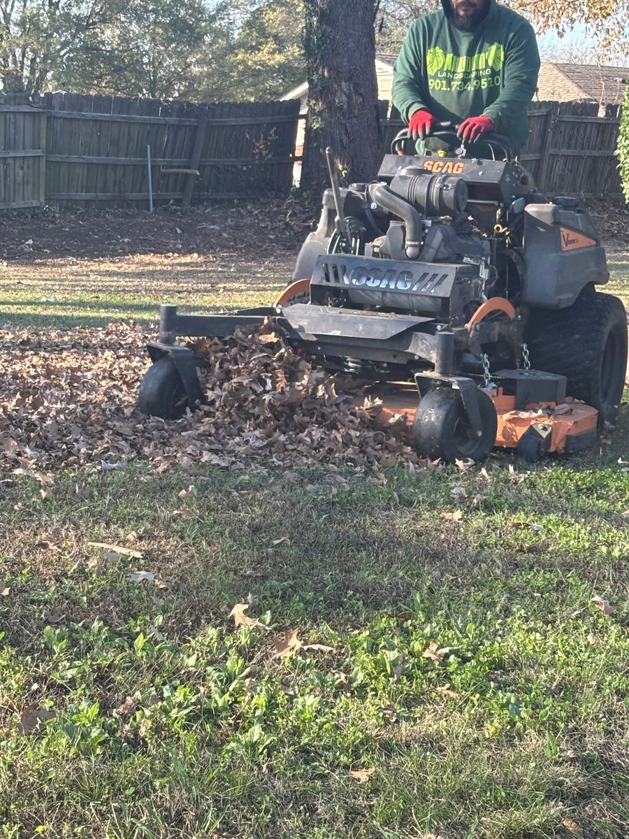 Mowing for Kingdom Landscaping in Memphis, TN