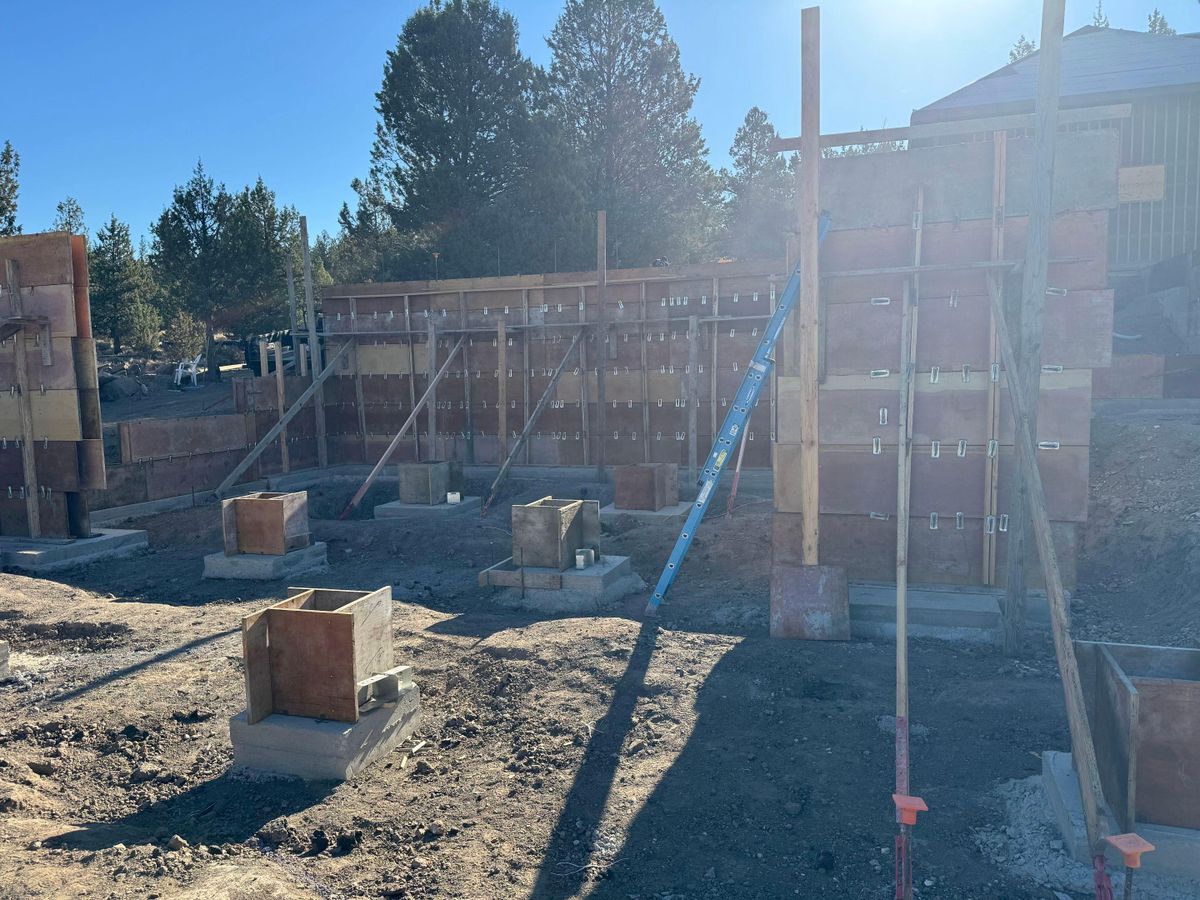 Excavation for TJR Concrete and Construction in Bend, OR