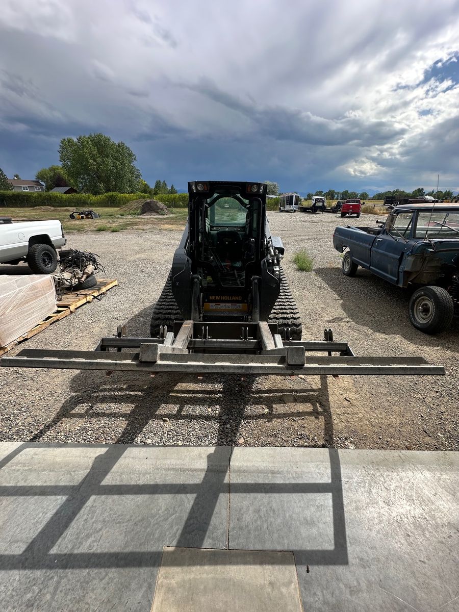 Grading /Dirt Work for R&H Homes in Bozeman, MT