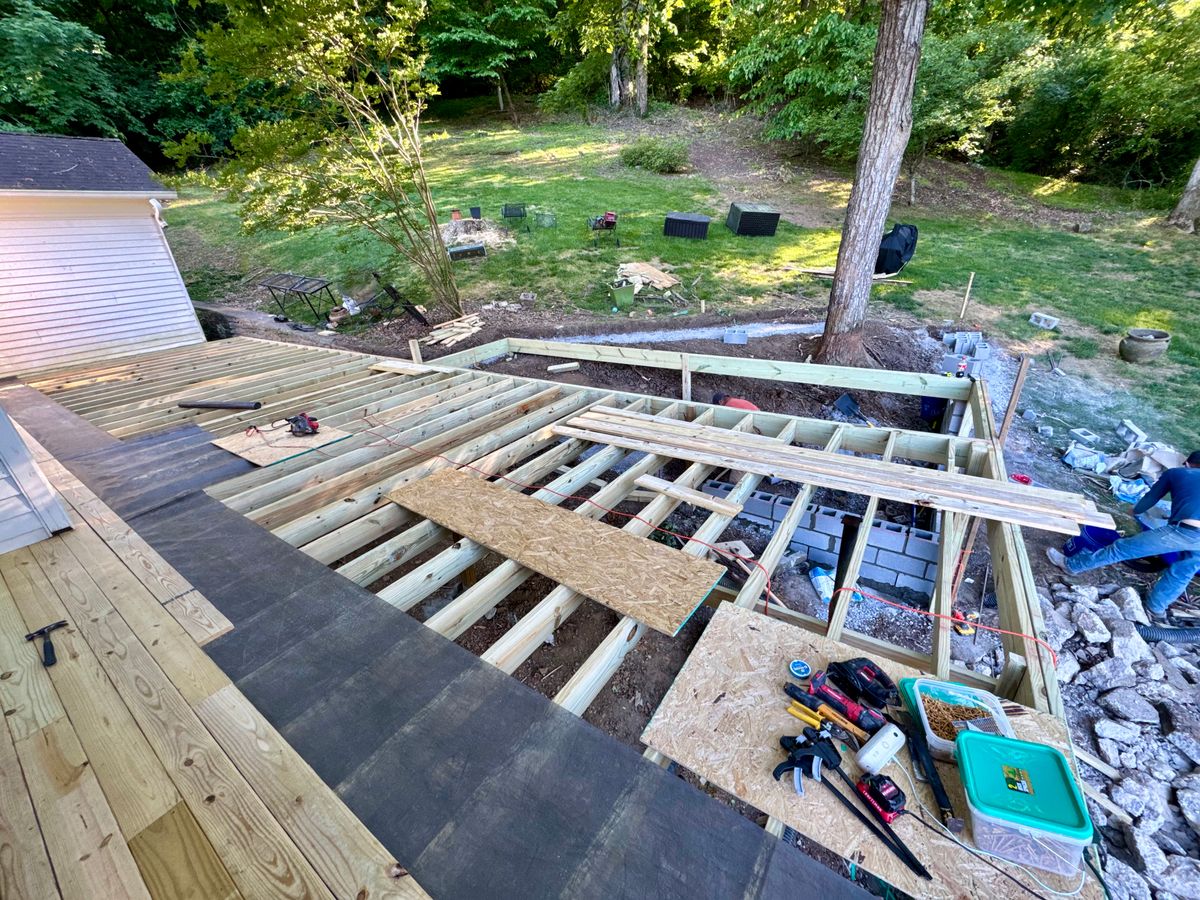 Deck & Patio Installation for J&L Remodeling in Mt. Juliet, TN