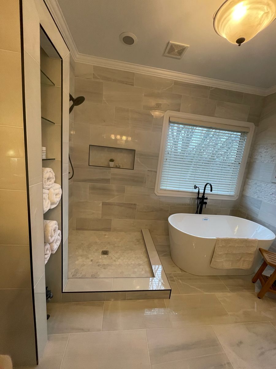 Tiling for JDI Customs in Nashville, TN