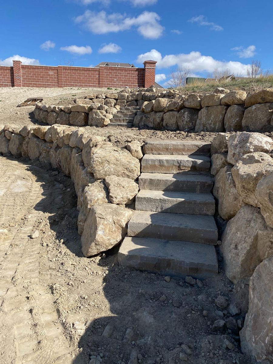 Site Preparation for Premier Rockwall & Excavating in Utah County, UT