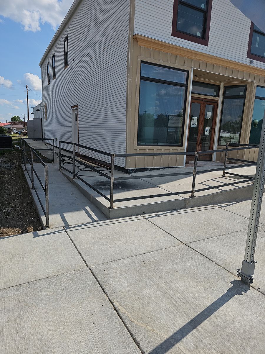 Concrete work for Blue Mountain Construction in Roundup, MT