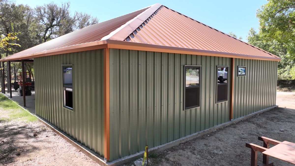 Barndominium Shells for BCS Construction in Springtown, TX