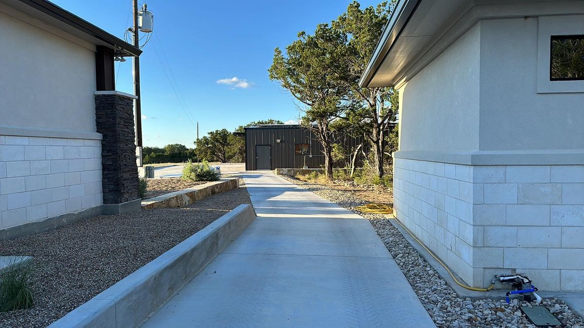 Hardscaping for CrossCut in Kempner, TX