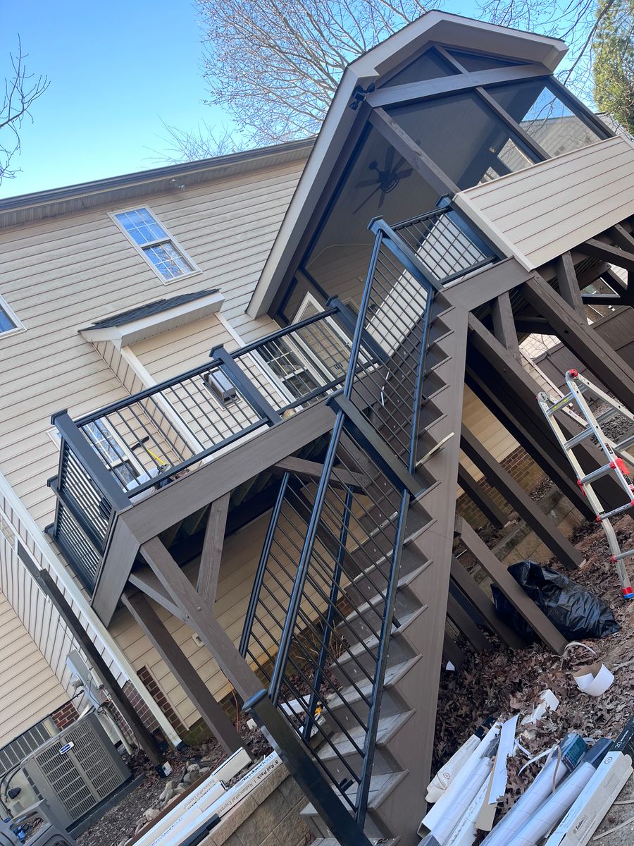 Deck Building for CE Restoration in Durham, NC