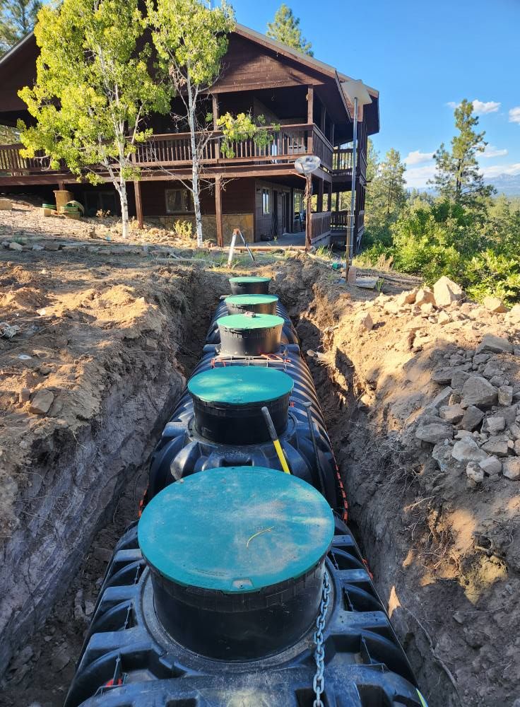 Site Preparation for Markham Septic & Excavation in Pagosa Springs, CO