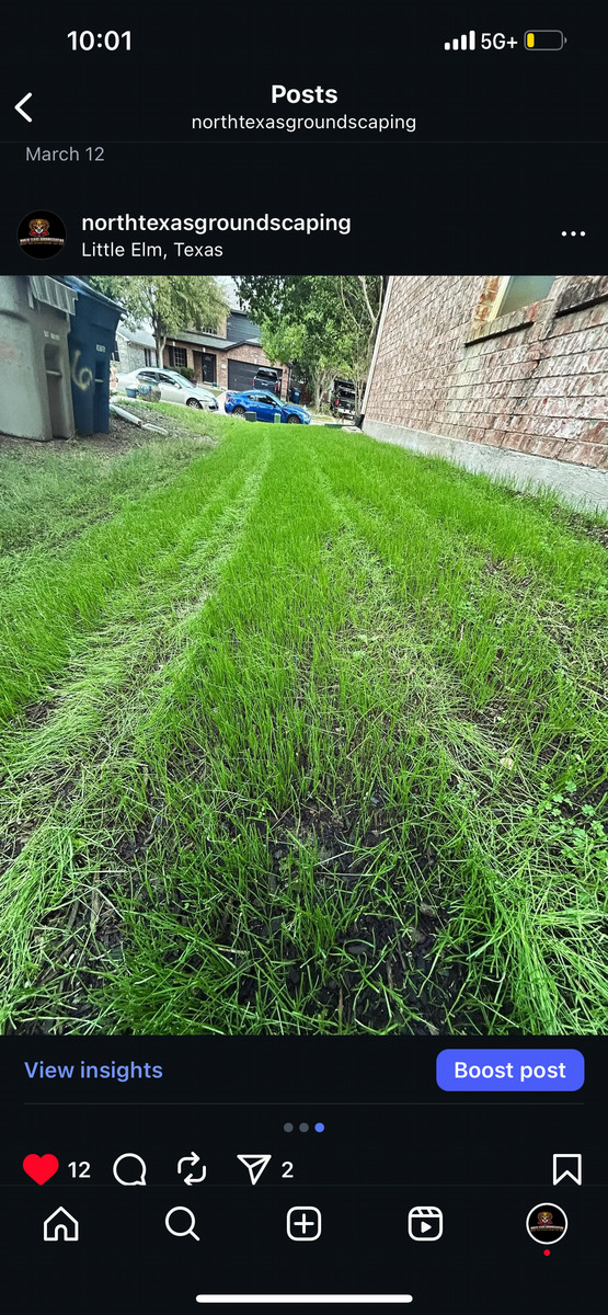 Over-seeding for North Texas Groundscaping in Frisco, TX